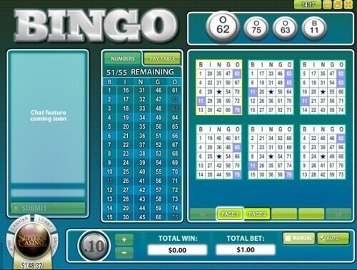 carte de bingo en ligne France 2016