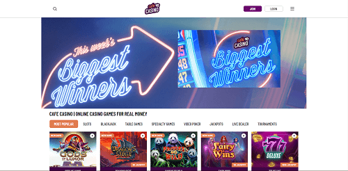 Revue de Top Cafe Casino