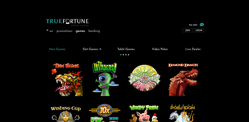 Sélection de Jeux True Fortune